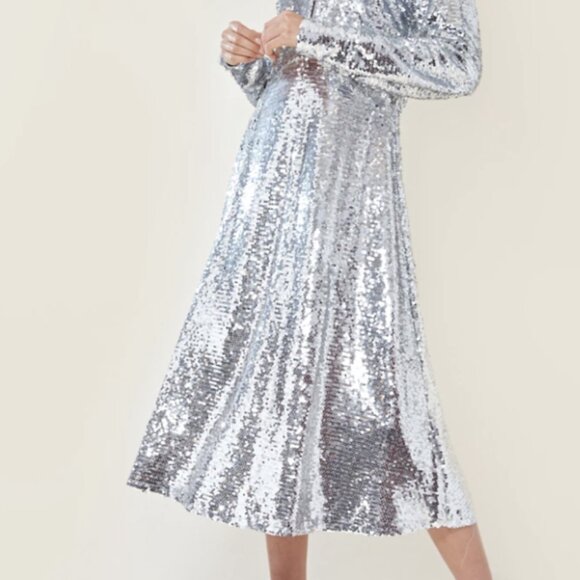 NEON ROSE  X NASTY GYAL SEQUIN SHIRT DRESS XL - Picture 3 of 9